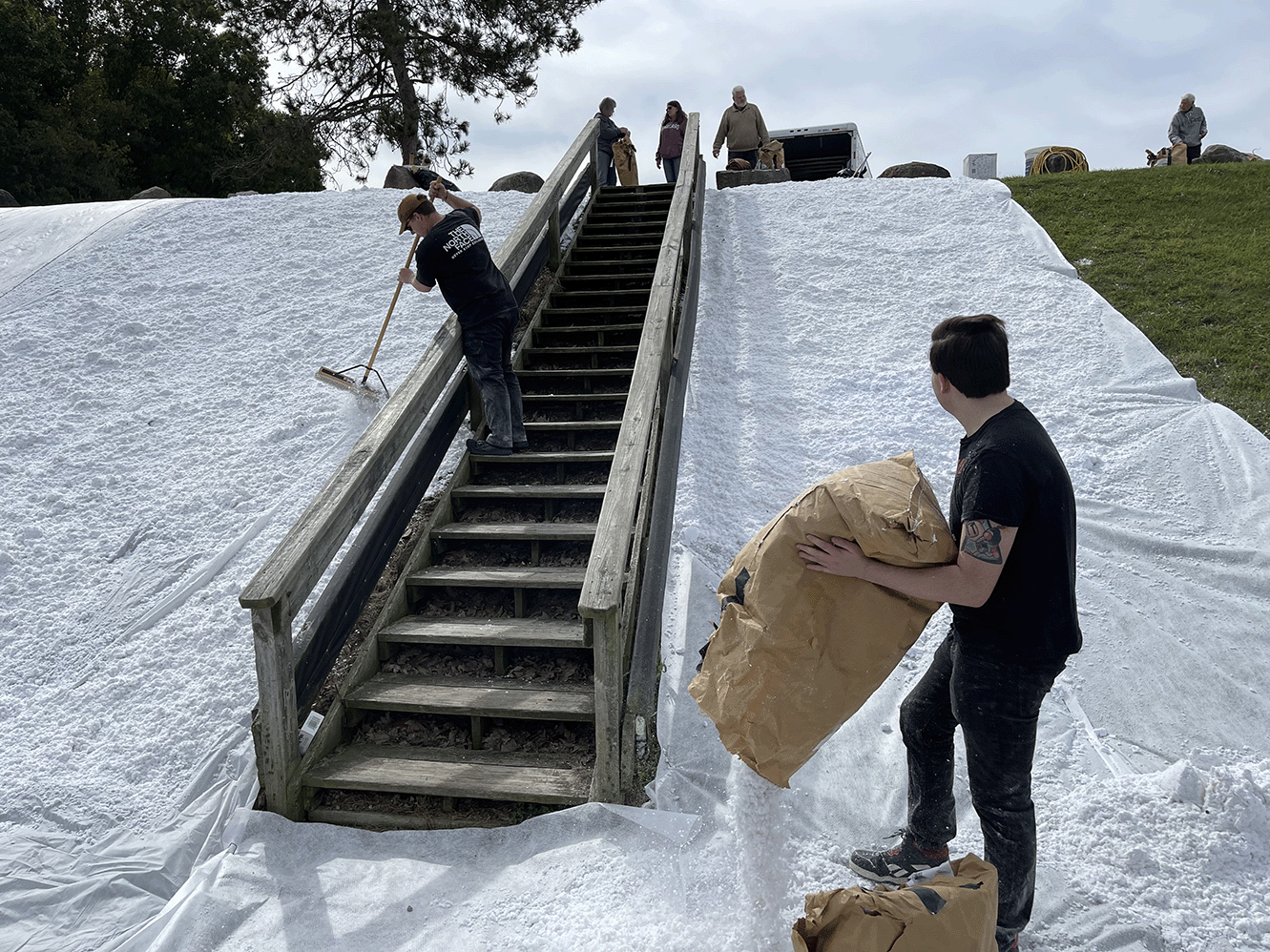 Snow Production Scene