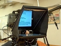 Professional Teleprompter Setup
